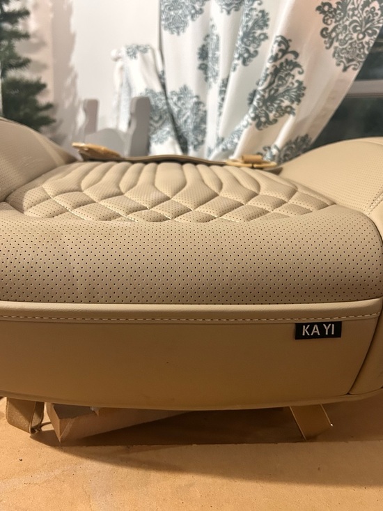 Other - KAYI Quilted Perforated Car Seat Cushion - Beige